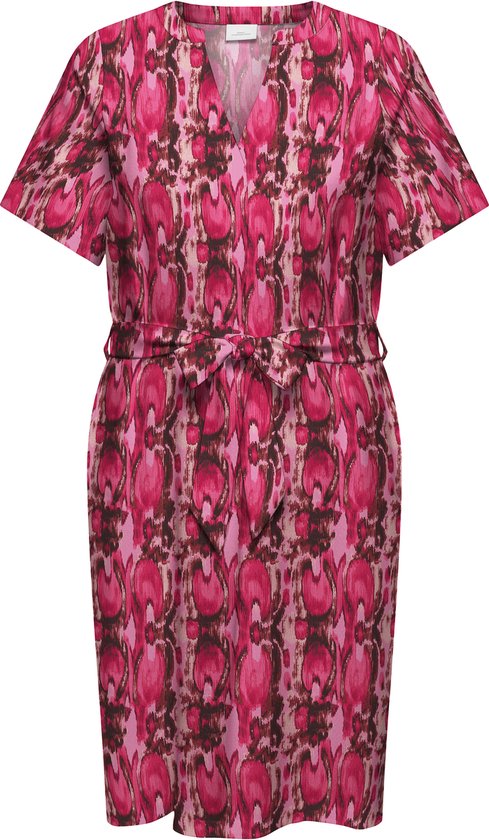 ONLY CARMAKOMA - CARSHILLA 2/4 KNEE DRESS VIS AOP - Meisjes - Mini jurken