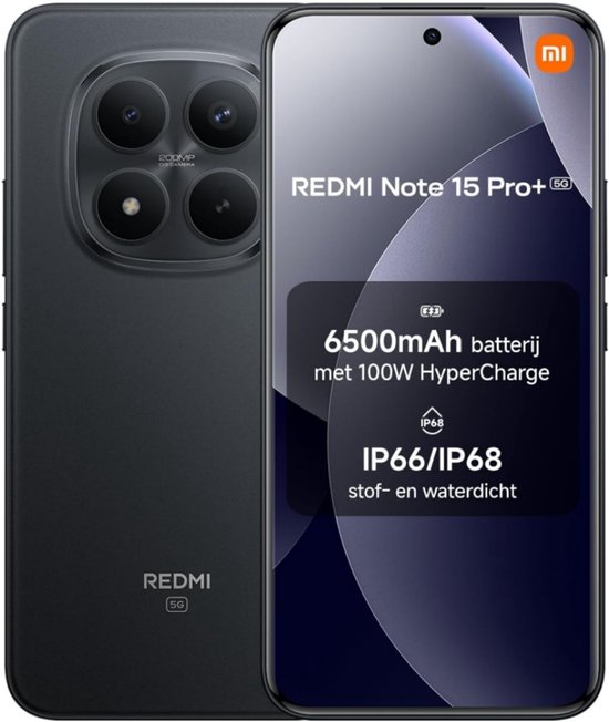 Xiaomi Redmi Note 15 Pro+ 256 Zwart 5G