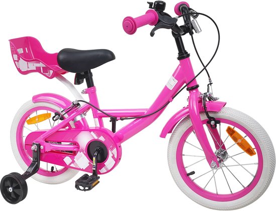 vidaXL - Kinderfiets - 14 - Inch - voor - 3-5 - jaar - oud - Roze van VidaXL — afbeelding 2