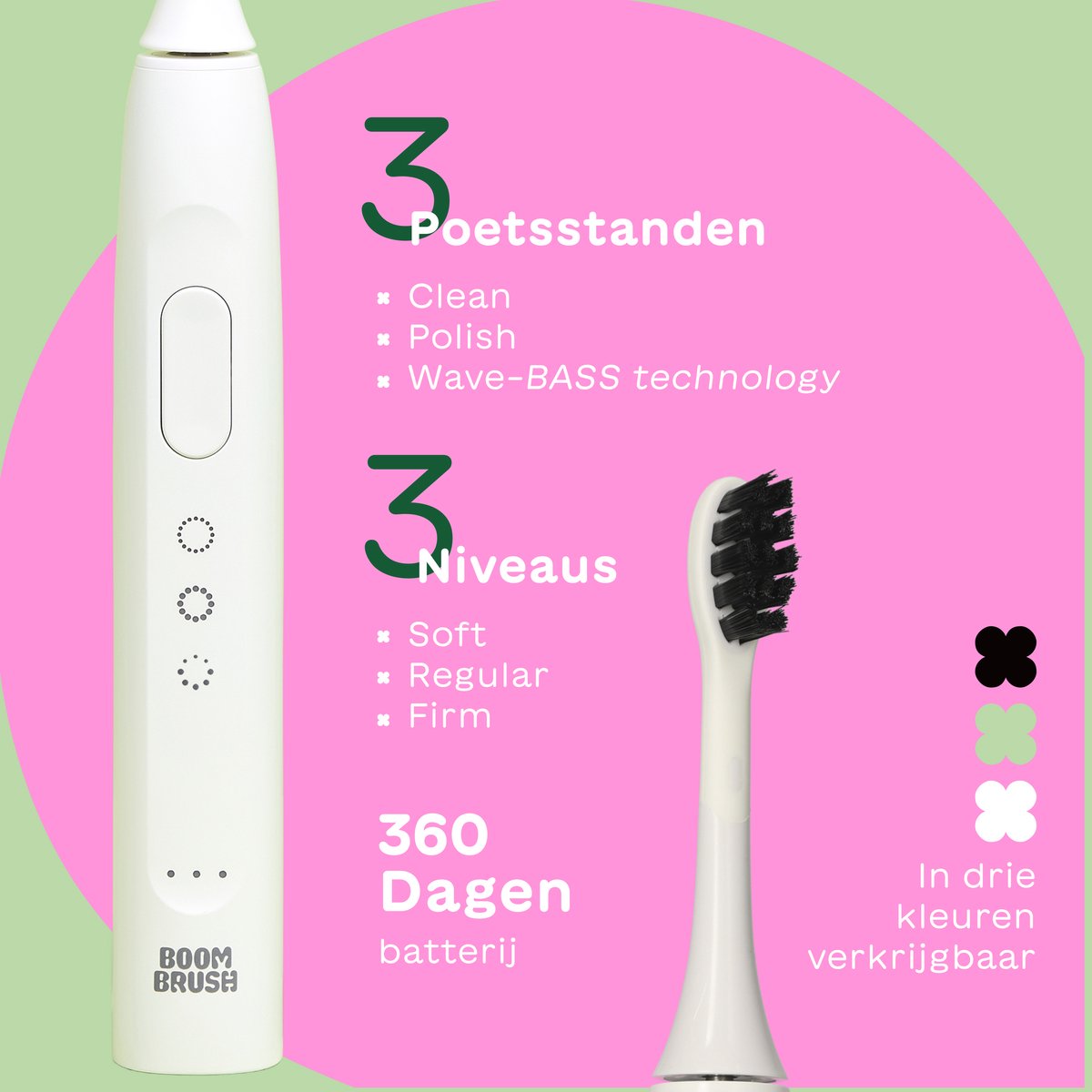 BOOMBRUSH The Start Sage Elektrische Tandenborstel - 90 - afbeelding 3