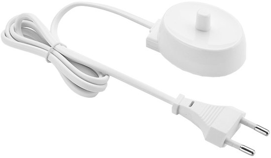 De oplader Geschikt voor de elektrische tandenborstel is Geschikt voor de Braun Oral-B modellen D17, D10, D12, D16, D20, 8900, D36 en P2000OC18. van Merkloos — afbeelding 3