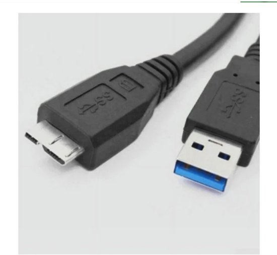 Oneay Draagbare harde schijfkabel met MicroUSB 3.0 B-interface, geschikt voor externe harde schijven van 2,5 inch met een capaciteit van 4 TB of minder, voor snelle lees- en overdrachtssnelheden. van Merkloos — afbeelding 2