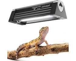 UVB Verlichting voor Terrariums - 6.5 Inch Fixture met UVB 5.0 Lamp voor Hagedissen, Chameleons en Iguana's, Ideaal voor Zonbaden en Gezondheid van Reptielen