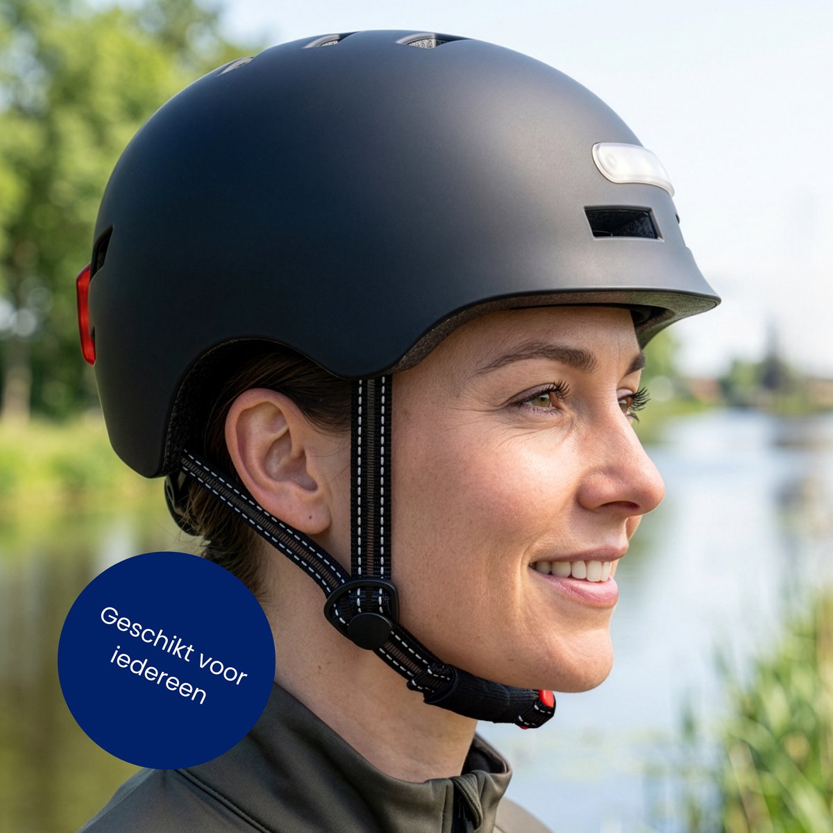 R2B Fietshelm Volwassenen - LED Verlichting - Maat S - 48-52 cm - Fietshelm Dames - Fietshelm Heren - Fiets helm Elektrische Fiets - Bike Helmet - Ook als Fatbike & Skate Helm – foto 5