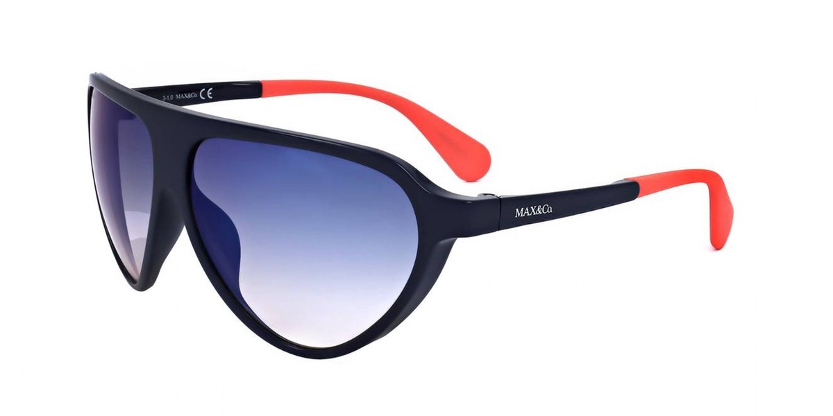 Max&co. MO0023 Shiny blue 61/11/130 WOMAN Zonnebrillen