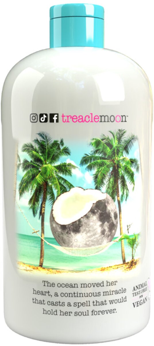 Treaclemoon Bad en Douchegel My Coconut Island - 6 x 500 ml - Voordeelverpakking