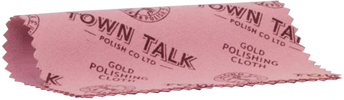 Town Talk Goudpoetsdoek voor Gouden sieraden en gebruiksartikelen met anti oxidatie bescherming
