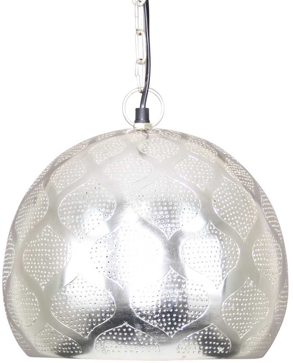 Safaary - Oosterse Hanglamp Houda Zilver Ø 28 x 27cm