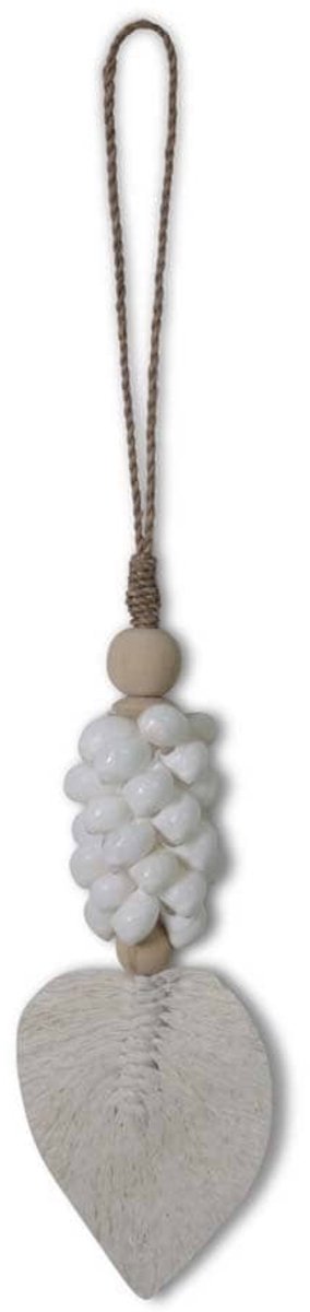 Safaary - Raffia Hanger Tassel Shell