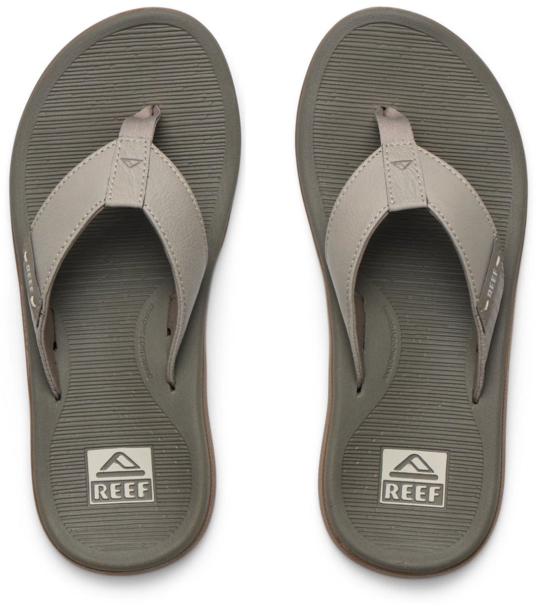 Reef Santa Ana Slipper Heren Grijs
