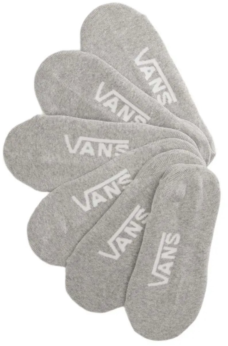 Vans Classic Onzichtbare Sokken 3 Eenheden 1/2-42 Grijs
