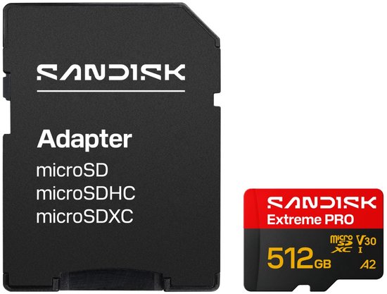 Sandisk Extreme PRO microSDXC 512GB 170MB/s