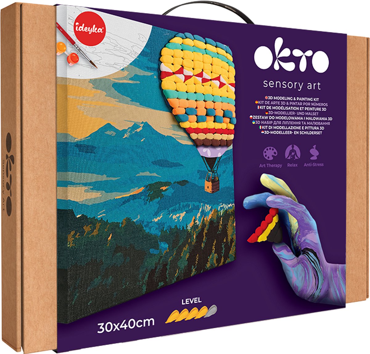 Foam Klei Okto Hot Air Balloon Flight 30009 Multikleur 43 x 30 x 5 cm