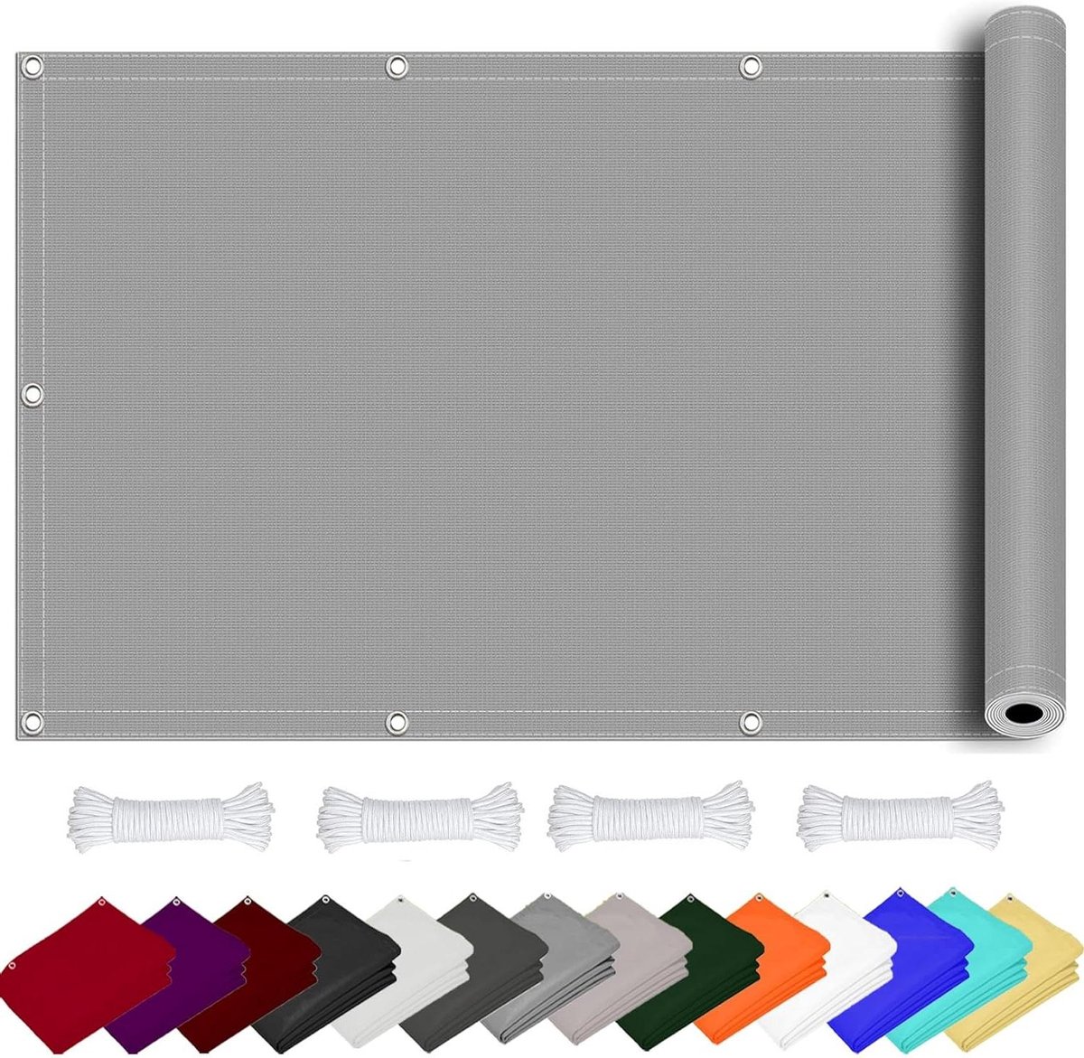 Zonweringsnet Rechthoekig 120 x 440 cm, 98% Uv-Bescherming, Zonwering Van Scheurvast Polye