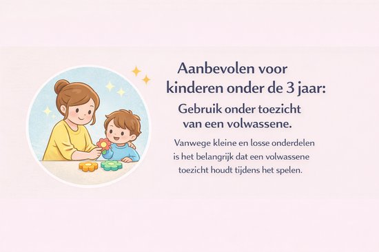 Montessori Vilt Busy Book - Interactief Voelboekje baby - flapjesboek - Vanaf 1 jaar - Leeuwtje - Educatief Activiteitenboekje - Motoriek & Ontwikkeling - 20x20 cm - CE Gecertificeerd van Merkloos — afbeelding 2