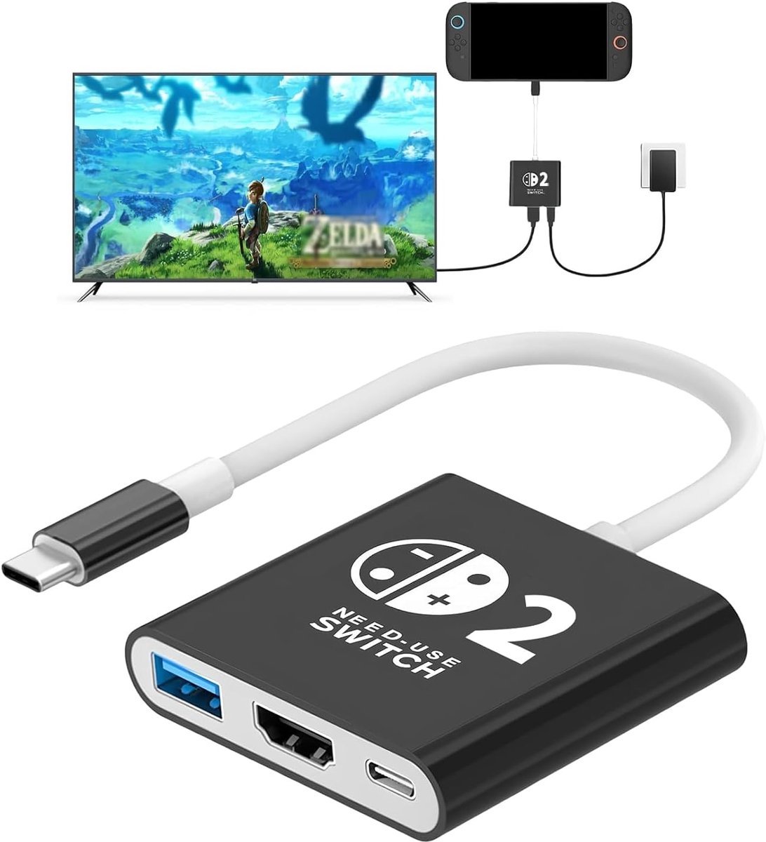 Dockingstation geschikt voor Nintendo Switch 1 en 2