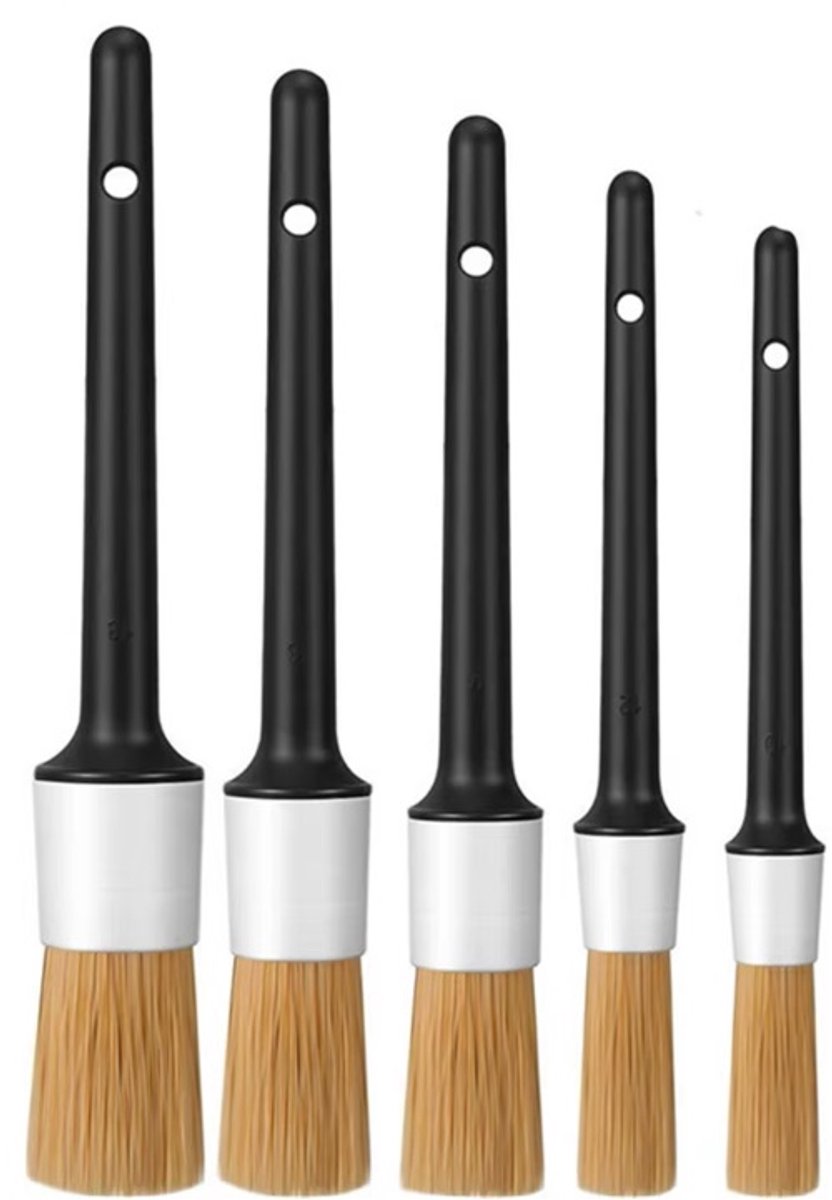 Hartley Interieurborstel set 5stuks Zwart