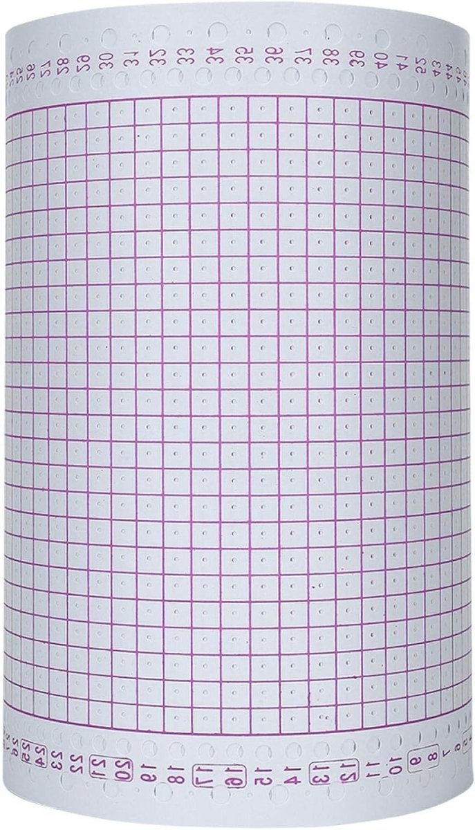100 Stuks Transparante Punchkaarten voor Breimachines - 24 Steken, Accessoires voor Kledingproductie, Handwerk en Breien