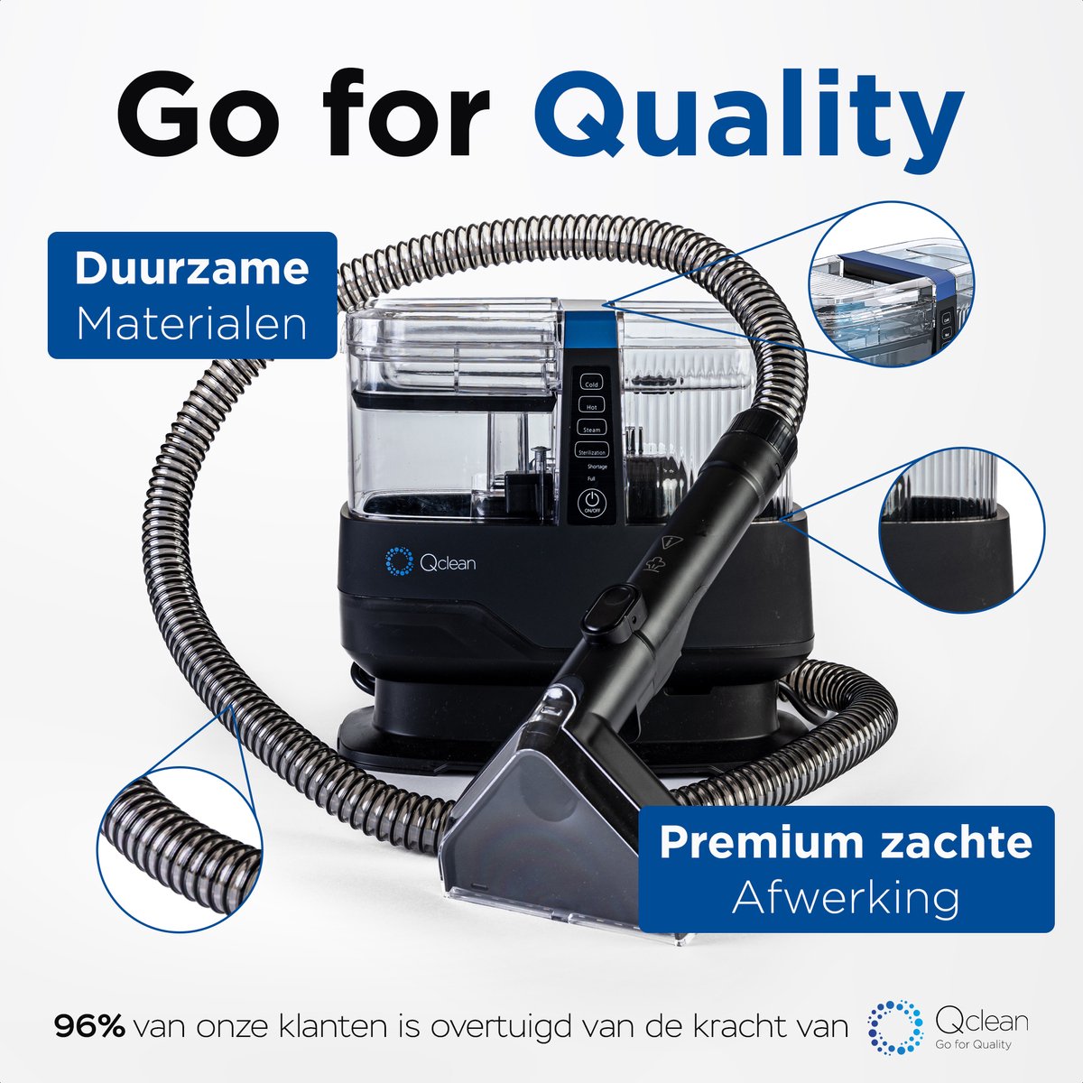 Qclean Tapijtreiniger GO+ 1800W thumbnail 3