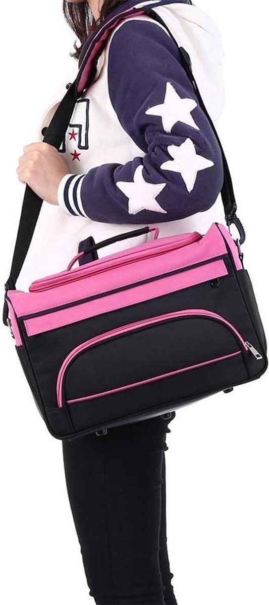 Shoulder Bag for Hairdressing Tools, Portable Suitcase for Hairdressers with Large Capacity for Hairdryer and Straighteners and Scissors and Combs