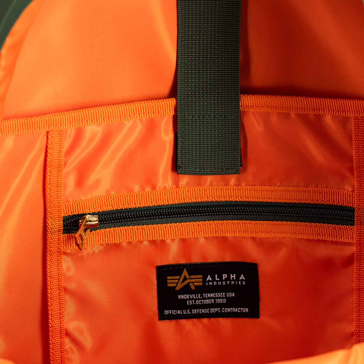 Alpha Industries Crew Backpack Groen