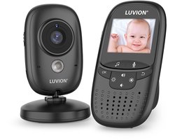 LUVION® Easy Black Babyphone - Babyfoon met camera - Premium Baby Monitor