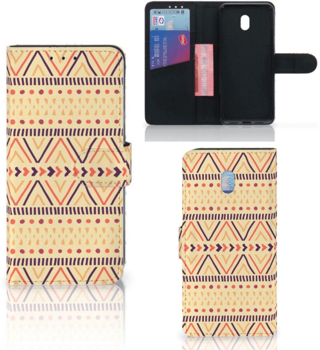 Xiaomi Redmi 8A Telefoon Hoesje Aztec Yellow