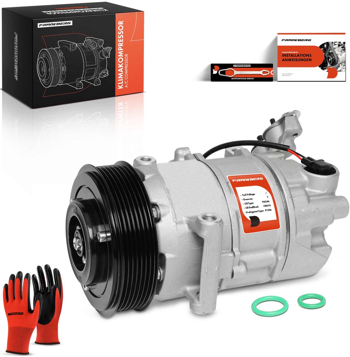 Frankberg 1x airconditioningcompressor voor Renault