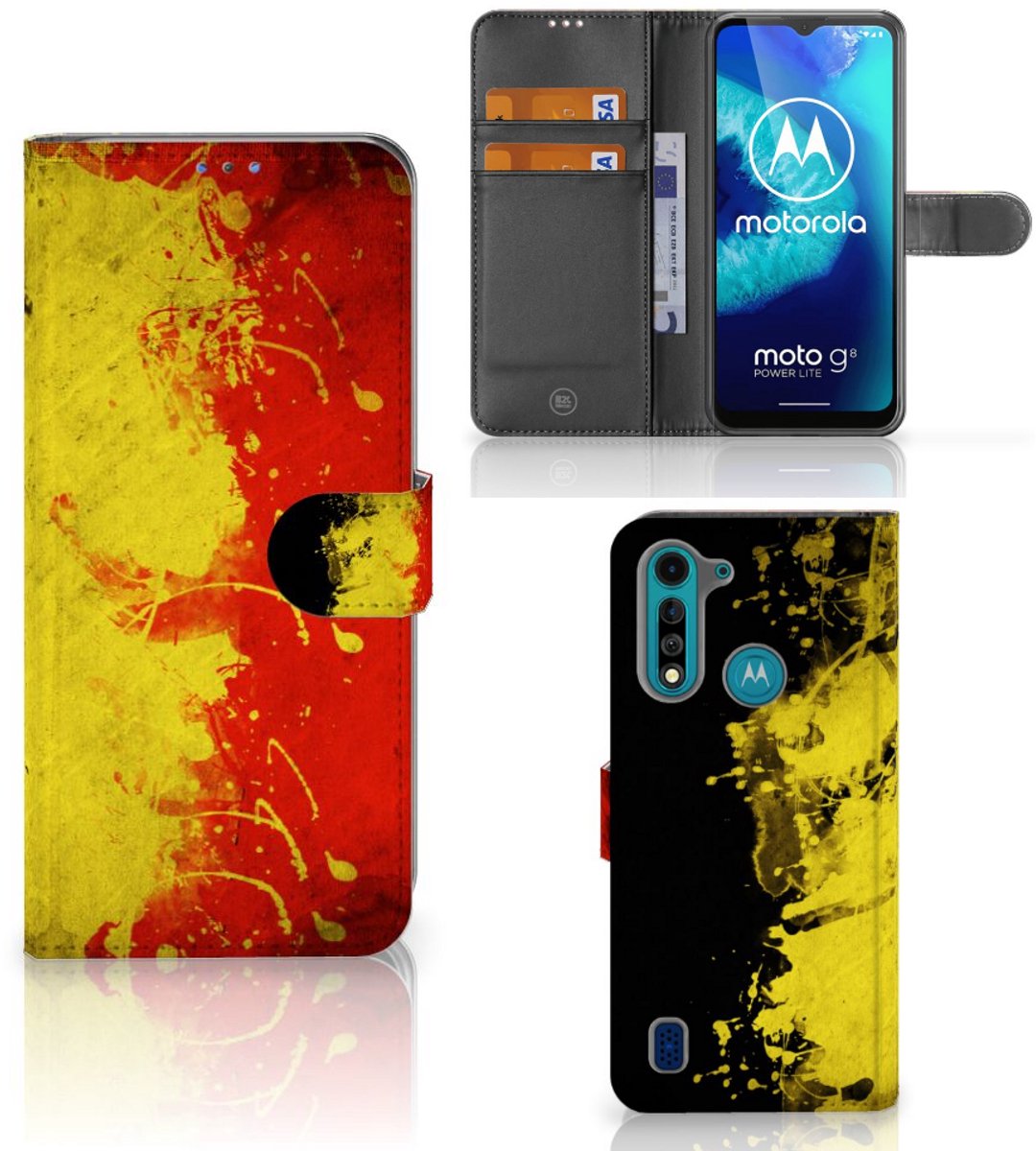 Motorola G8 Power Lite Bookstyle Case België