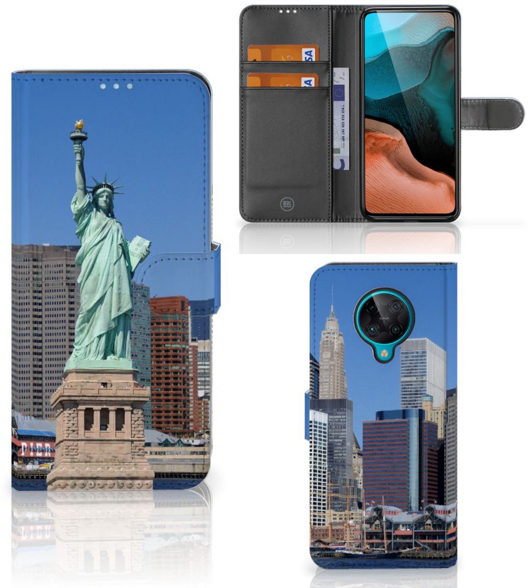Xiaomi Poco F2 Pro Flip Cover Vrijheidsbeeld