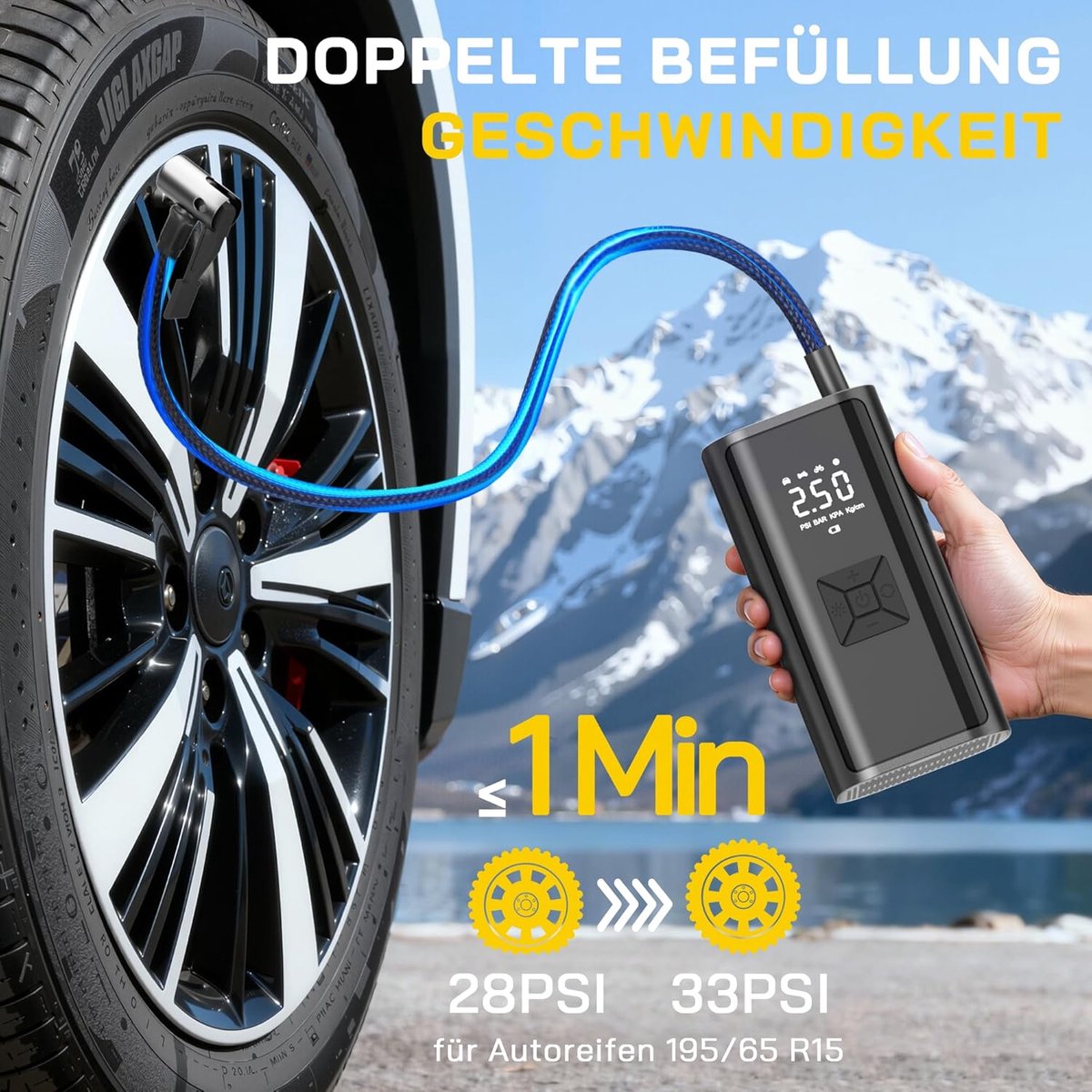 DKampioen Fietspomp - Fietspomp elektrisch - Fiets thumbnail 5