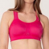 Pure Lime - Padded - Sportbeha - sport bh - voorgevormd - hardlopen - tennis - grote maten - Roze - maat - 80D