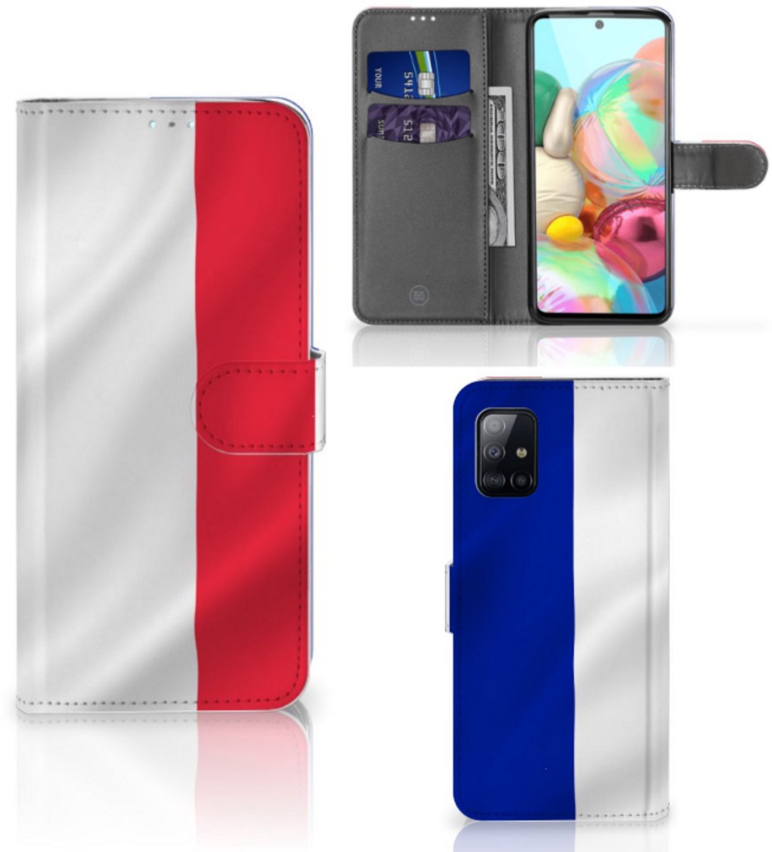 Book Case voor Samsung Galaxy A71 Bookstyle Case Frankrijk