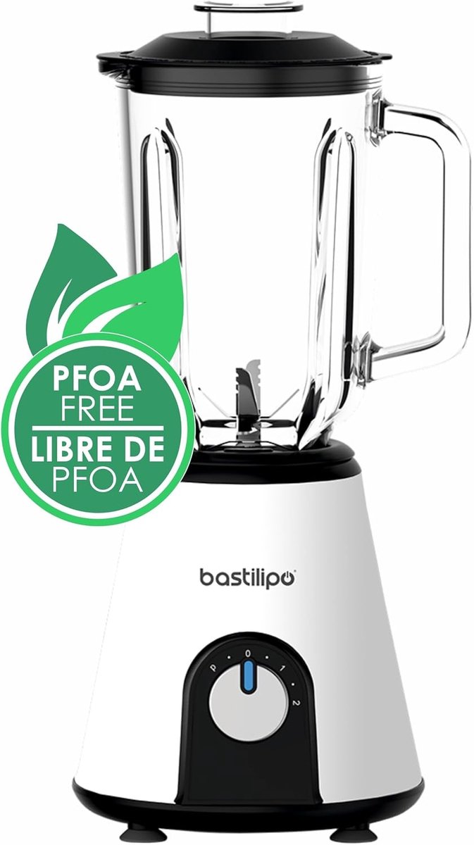 Hand blender BVA-800 B - hand blender 800 W with 6 stainless steel blades and 1.5 l glass jug - 2 speeds with pulse function — afbeelding 3