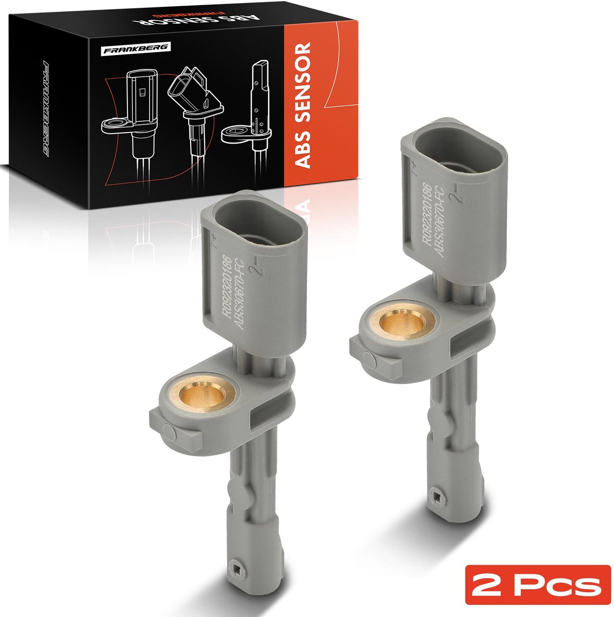 Frankberg 2x ABS Sensor Achteras voor VW