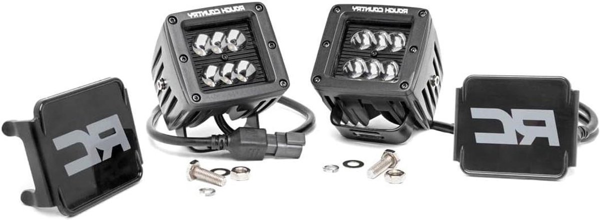 LED Light Pods - Verstralers Offroad - Navigatie Op Ruige Paden - IP67 Waterdicht Aluminium - 2 inch - Zwart
