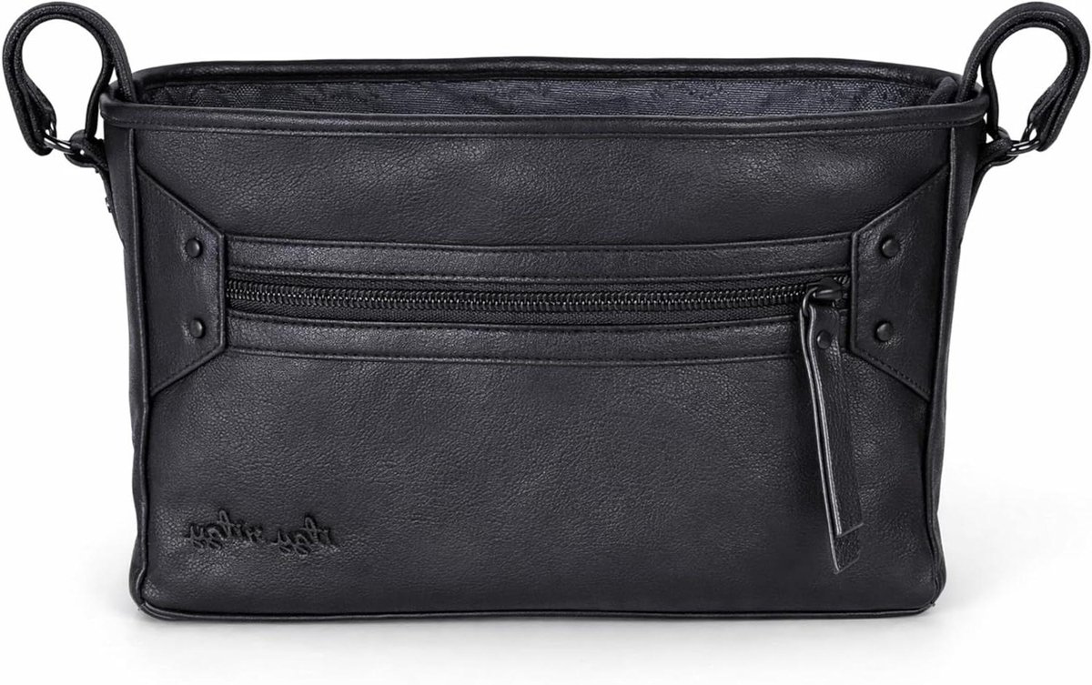 Kinderwagen Organizer - Kinderwagen Caddy - Kinderwagen Opbergen - Verstelbare Riemen - Twee Vakken - Rouge