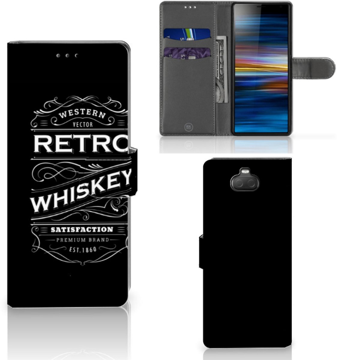 Sony Xperia 10 Book Cover Whiskey