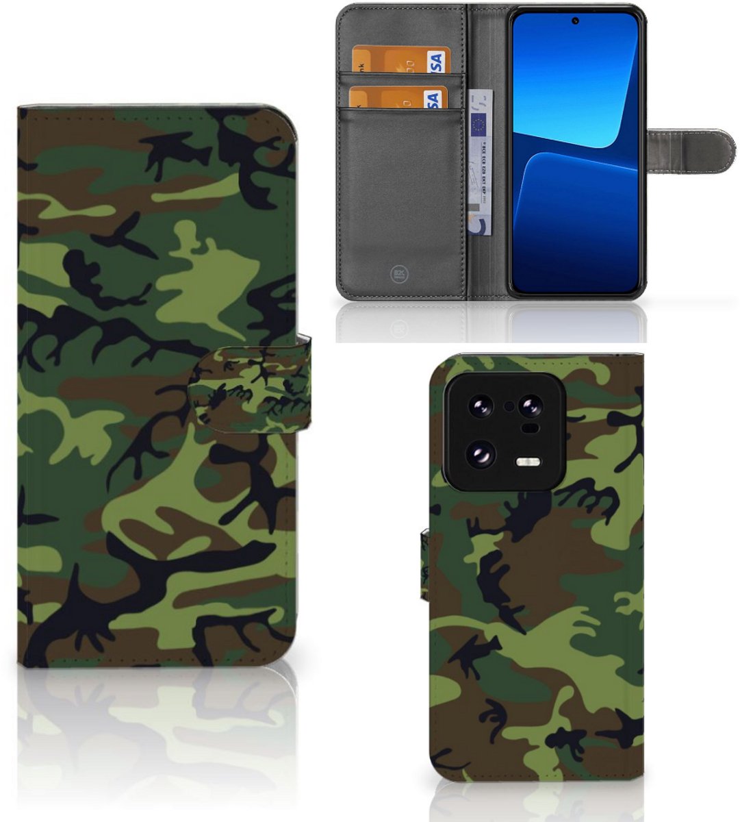 Xiaomi 13 Pro Telefoon Hoesje Army Dark
