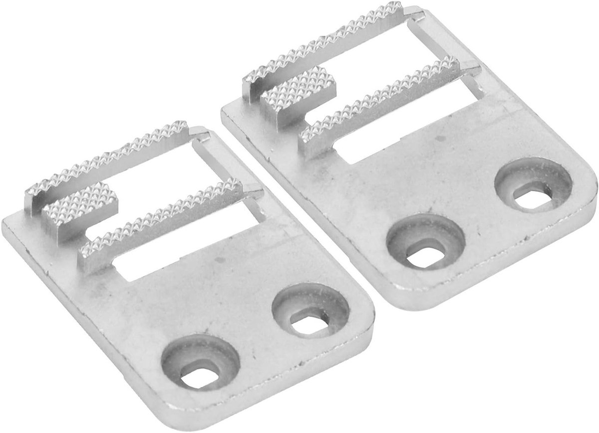 Multifunctionele E-vormige Naaldplaat en 2 Stuks Voeding Dog voor Naaimachine Accessoires
