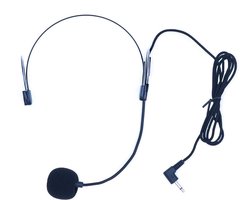 Professionele Headset Microfoon - Draagbare Zangmicrofoon - Optreden en Presenteren - Omnidirectionele Opname - Super Lichtgewicht - Zwart