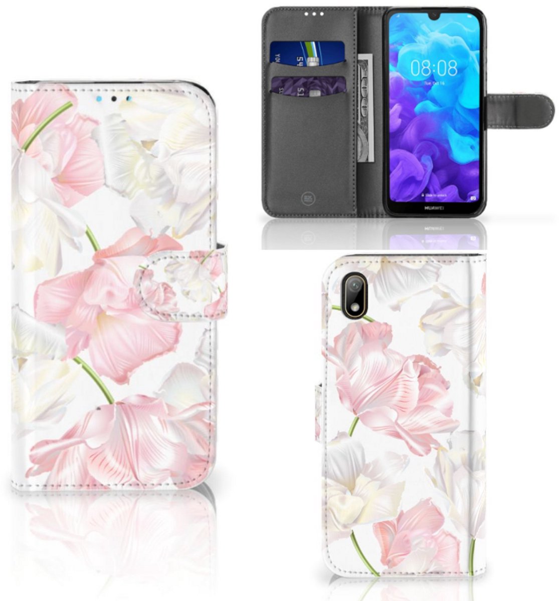 Huawei Y5 (2019) Hoesje Lovely Flowers