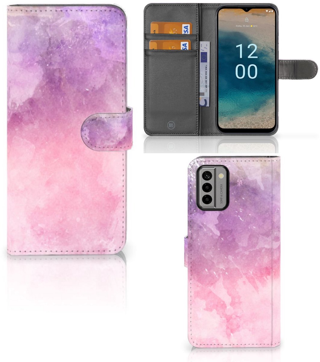 Hoesje Nokia G22 Pink Purple Paint
