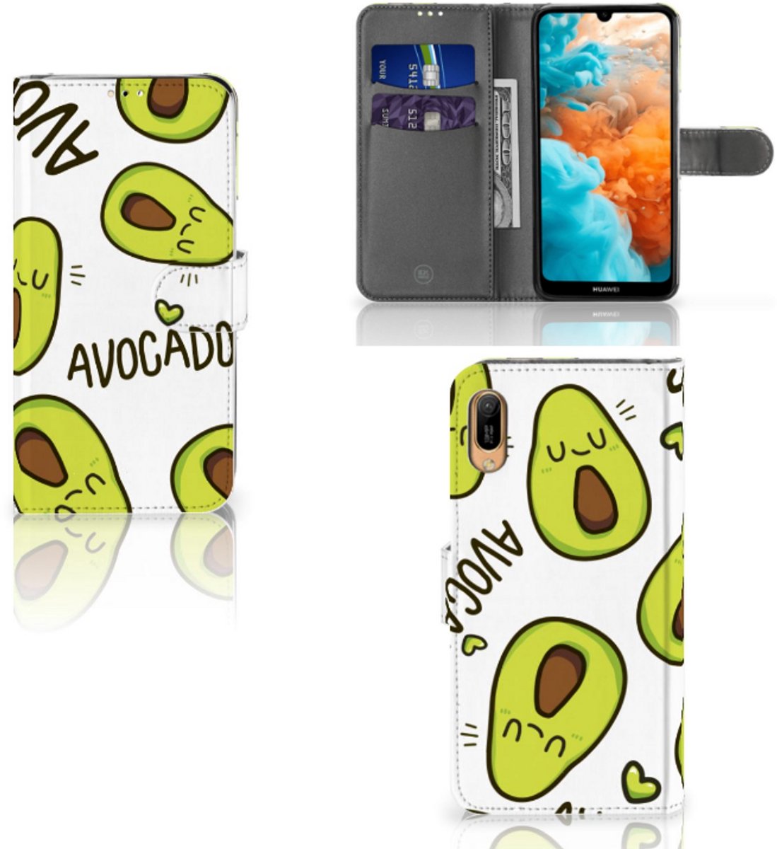Huawei Y6 (2019) Leuk Hoesje Avocado Singing