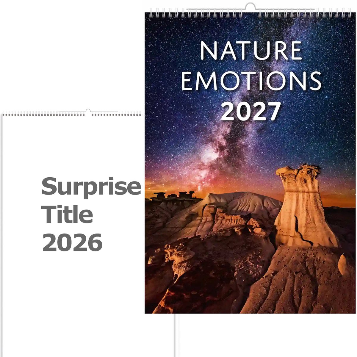 C140-27 Natuur-emotiekalender A3+ 2027 + gratis kalender 2026