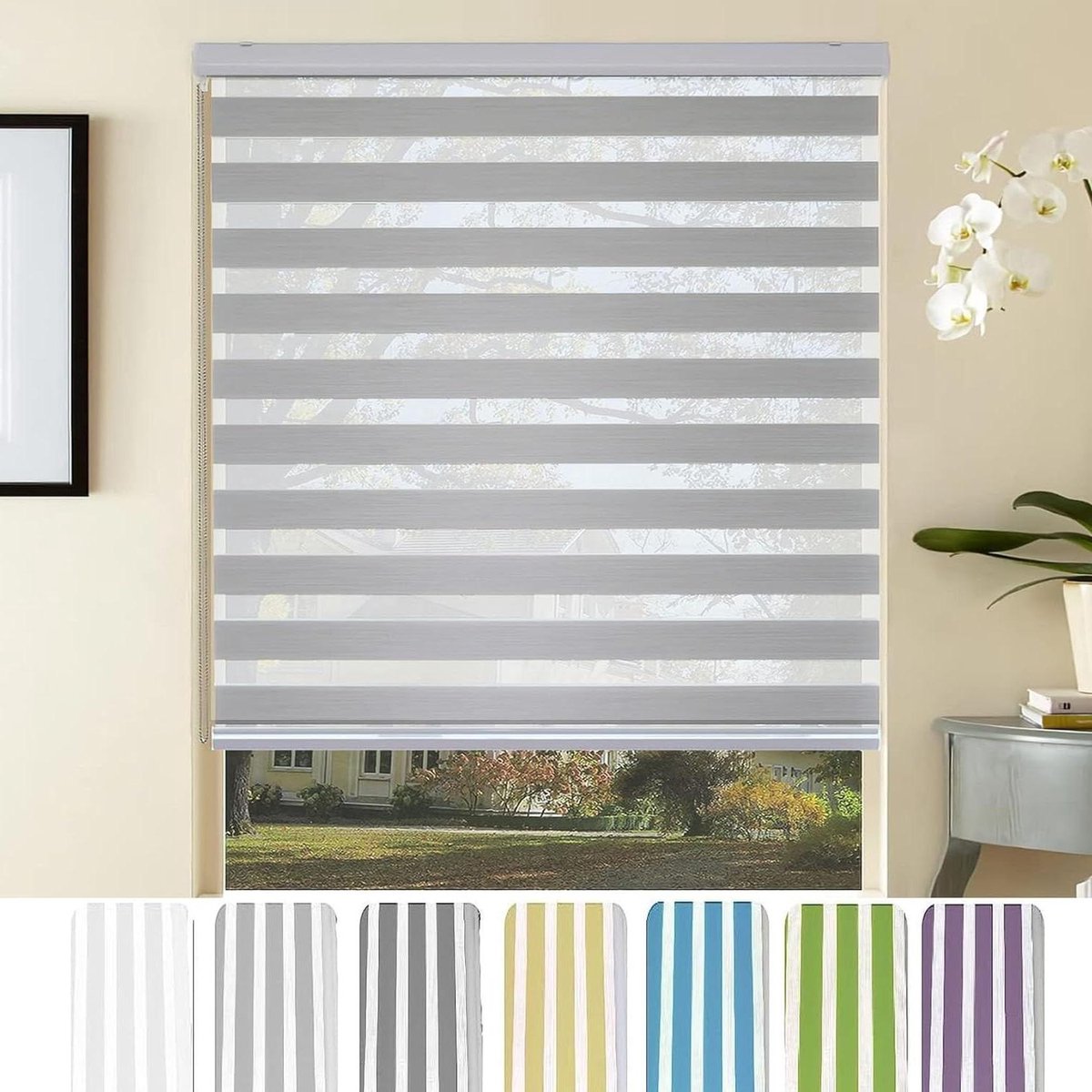 Jaloezieën Venetian 65 x 350 cm Bescherming Tegen Zon En Inkijk Raamrolgordijnen waterdicht Inclusief Alle Montage-Onderdelen voor slaapkame