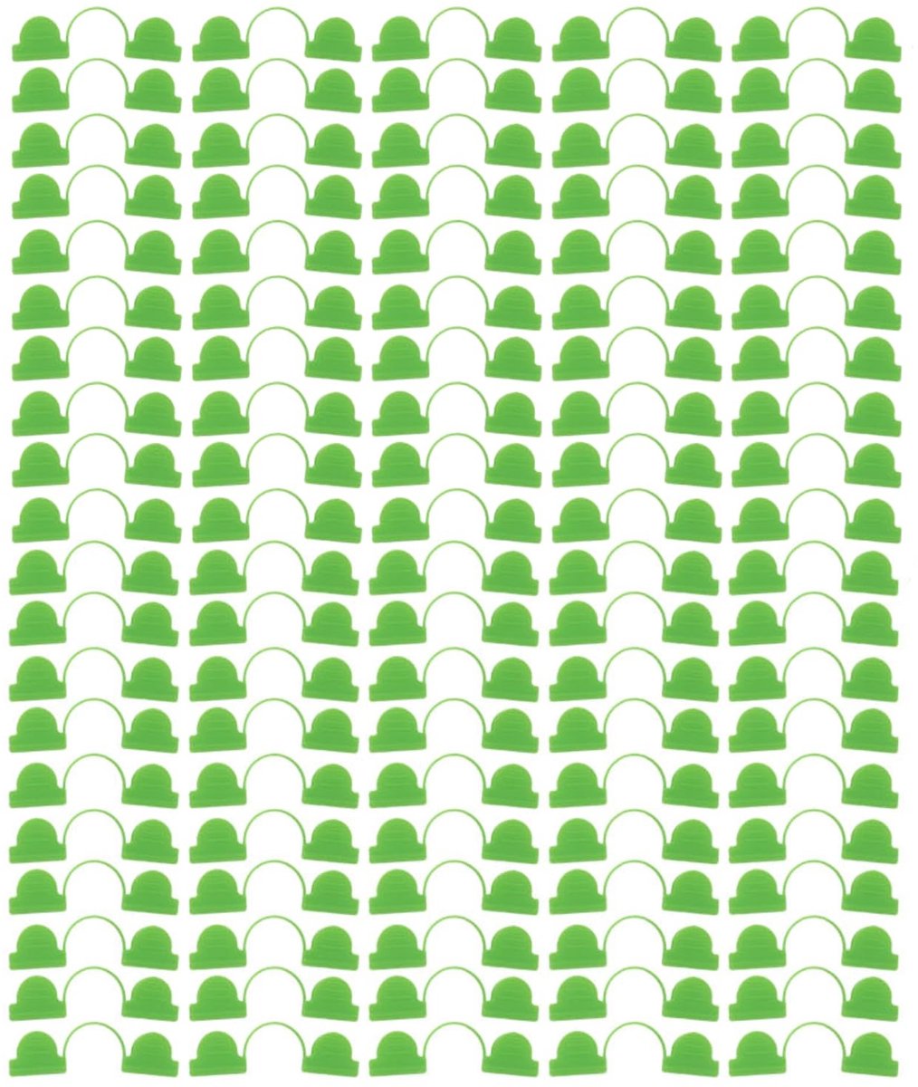 100 Stuks Greenhouse Clips - Duurzame Plastic Klemmen voor Gewassen Bescherming