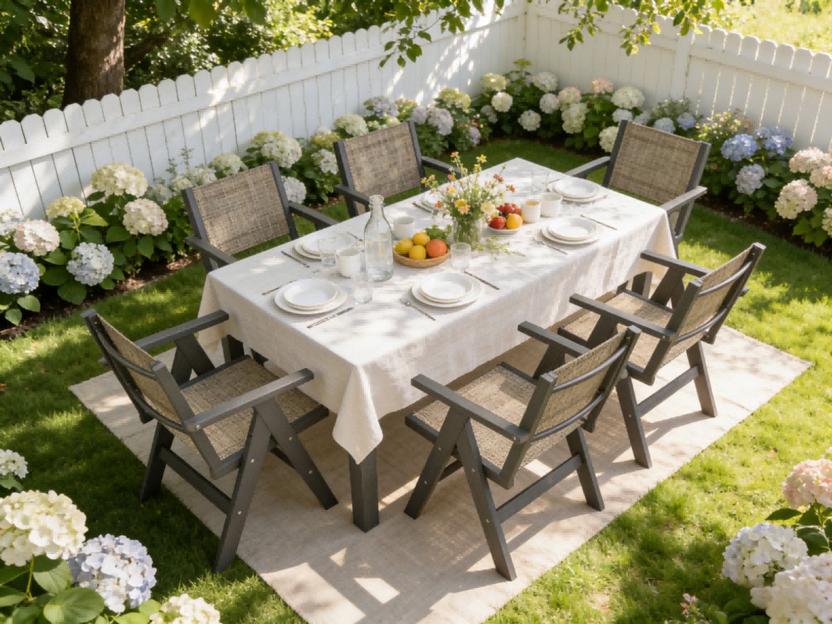 NJLYUHOME Outdoor - Allweather tuinstoel 2-stuks set - HIPS met vlechtwerk zitting & rugleuning - Weerbestendig & onderhoudsvriendelijk - Voor terras, tuin & balkon