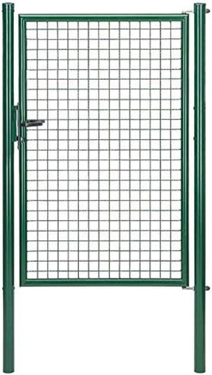 Enkele Deur Golfrooster - Tuinpoort Hekwerk - Tuin Afsluiten - Stalen Frame 42mm - 100 x 150 cm - Groen