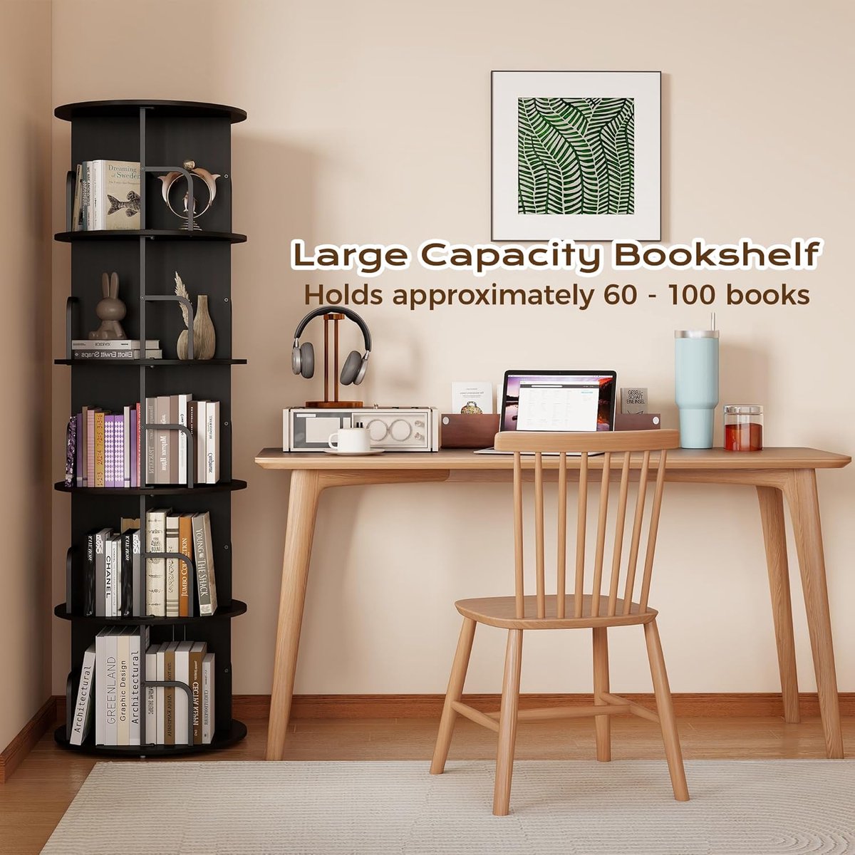 Luxe Boekenkast – Zwart – 2 cm – Industrohome